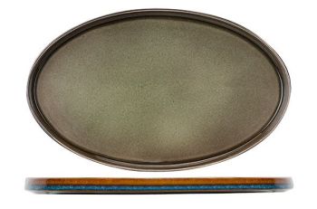 farfurie ovala portelan verde chihlimbar quintana green cosy trendy 5400586528335