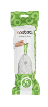 Saci de gunoi, cod G, 20 bucăţi, 23-30 l, Brabantia - 8710755105302 49759