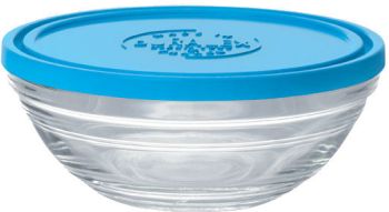 caserola rotunda cu capac sticla 17 cm freshbox rond duralex 3550190401974