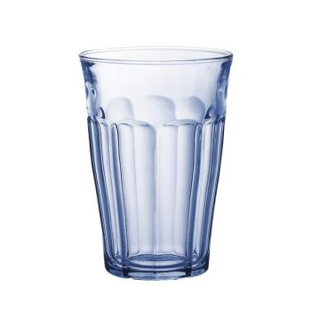 Set 4 pahare, sticlă, albastru, 360 ml, Picardie, Duralex - 3550190504439