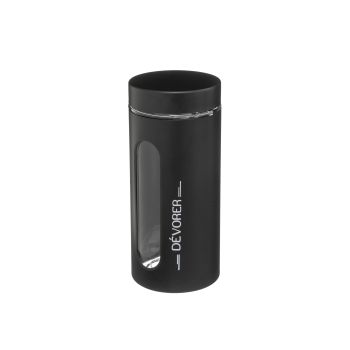 recipient depozitare cu fereastra negru inox five 660874 3560238660874