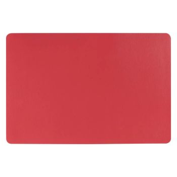 placemat farfurii rosu piele ecologica secret de gourmet 692851