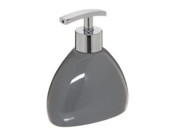 dispenser sapun silk ceramica gri 13 x 10 5 x 7 5 cm five 3560239280101