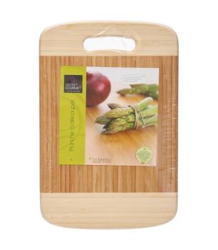 Tocător, bambus, maro+bej, 30x20 cm, Secret de Gourmet - 3560239393627