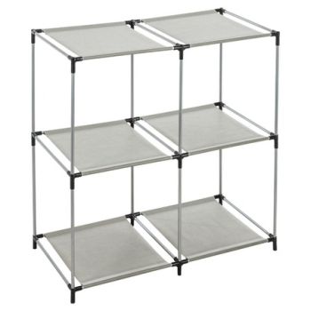 etajera modulara 4 compartimente metal gri five 3560239499428