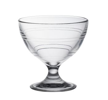 Set 6 cupe cu picior, sticlă, 250 ml, Gigogne, Duralex - 3550192200902