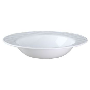 Farfurie rotundă pentru paste, alb, 828 ml, Embossed Swept, Corelle - 71160077317  43874