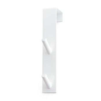 cuier pentru usa dublu metal alb rayen 5060831