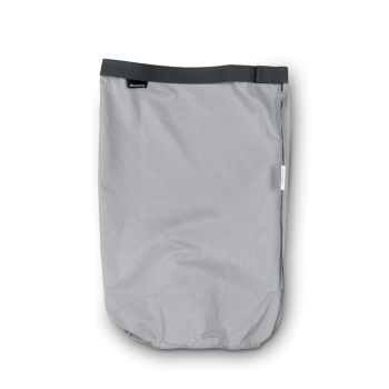 Rezervă sac pentru coş rufe de 30-35 l, gri, bumbac+Velcro, Brabantia - 8710755102325  47787