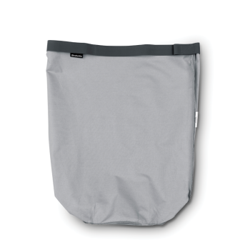 Rezervă sac pentru coş rufe de 50-60 l, gri, bumbac+Velcro, Brabantia - 8710755102363  47789