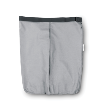 Rezervă sac pentru coş rufe de 55 l, gri, bumbac+Velcro, Brabantia - 8710755102387  47791