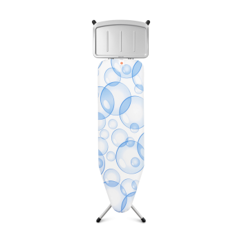 Masă de călcat B cu suport pt stația de aburi, 124x38 cm, Bubbles Perfect Flow, Brabantia - 8710755103629