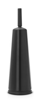 perie wc cu suport matt black 12 x 12 x 42 cm negru brabantia 8710755108587