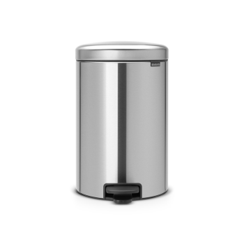 cos gunoi inox cu pedala brabantia newicon 20 l mat 8710755111907