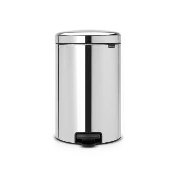 Coş de gunoi cu pedală, argintiu, inox lucios, 20 l, NewIcon, Brabantia - 8710755113987