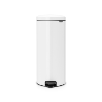 cos de gunoi cu pedala newicon 30l alb 8710755114748