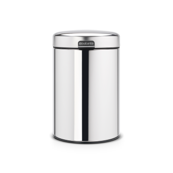 cos de gunoi de perete newicon 3l inox lucios 8710755115547