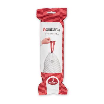 Saci de gunoi, cod J, 20 bucăţi, 20-25 l, Brabantia - 8710755115585  50205
