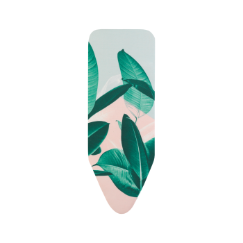 Husă masă de călcat C, model frunze tropicale, bumbac, 124x45 cm, Brabantia - 8710755118920 49095