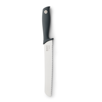 cutit de paine tasty plus otel gri inchis 24 8 cm brabantia 8710755120626
