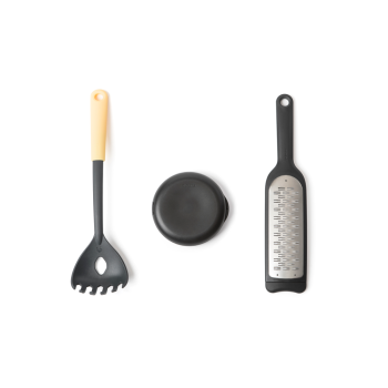 set 3 ustensile pentru preparate italienesti tasty plus inox gri brabantia 8710755123283