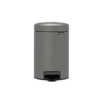 Coş de gunoi cu pedală, gri, inox, 3 l, NewIcon, Brabantia - 8710755126260        49826