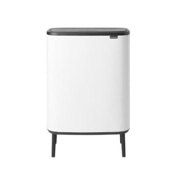 cos de gunoi bo touch inox alb 2 x 30 litri brabantia 8710755130601
