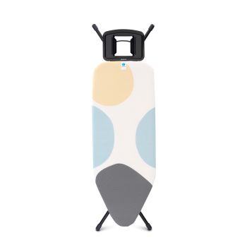 Masă de călcat C cu suport pentru fierul de călcat + husă, oţel/bumbac, multicolor, 124x45 cm, Brabantia - 8710755134920        49869