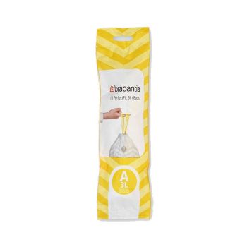 Saci de gunoi, cod A, 10 bucăţi, 3 l, Brabantia - 8710755137488 49417