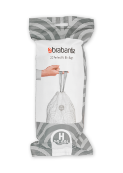 Saci de gunoi, cod H, 20 bucăţi, 50-60 l, Brabantia - 8710755138706 48962