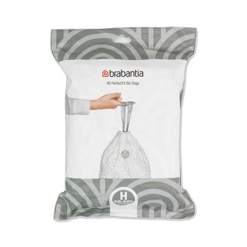 Saci de gunoi, cod H, 40 bucăţi, 50-60 l, Brabantia - 8710755138744 49419