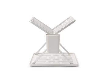 uscator vase pliabil aluminiu plastic gri deschis 36 x 33 x 31 5 cm brabantia 8710755139383