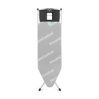 Masă de călcat C cu suport pentru stația de aburi/fier de călcat, oţel, 124x45 cm, Steam Control, Brabantia - 8710755220944