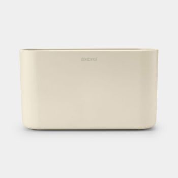 Cutie depozitare accesorii baie, plastic, bej, 19.6x11x9.9 cm, ReNew, Brabantia - 8710755223365