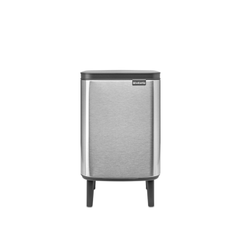 Coș de gunoi cu acționare manuală, inox mat, 7 l, Bo Waste Bin Hi,FPP, Brabantia-8710755227189