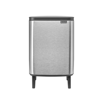 Coș de gunoi cu acționare manuală, inox mat, 12 l, Bo Waste Bin Hi, FPP, Brabantia-8710755227264