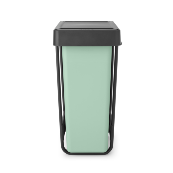 Set 2 coşuri de gunoi incorporabile, verde mentă+gri închis, plastic, 2x30 l, Sort & Go, Brabantia - 8710755232527