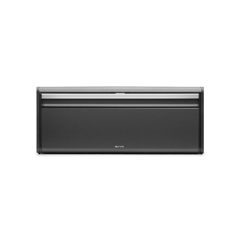 Cutie pâine, inox, gri-negru, 46.5x25x18.7 cm, Fall Front, Brabantia - 8710755233685