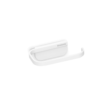 Suport hârtie igienică, inox ranforsat cu minerale, alb, 4.2x8.6x14 cm, MindSet, Brabantia - 8710755303104 49159