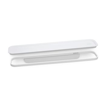 polita depozitare baie inox ranforsat cu minerale alb mindset 8710755303548