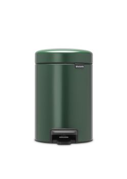 cos de gunoi cu pedala newicon inox verde 3 litri brabantia 8710755304002