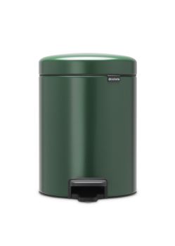 cos de gunoi cu pedala newicon inox verde 5 litri brabantia 8710755304026