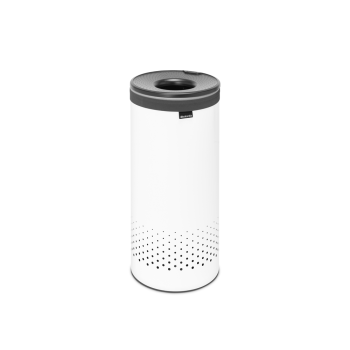 cos rufe cu capac din plastic inox alb 35 litri brabantia 8710755304866