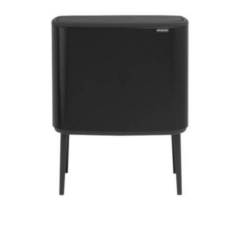 cos gunoi inox 36l bo touch matt black 8710755315824