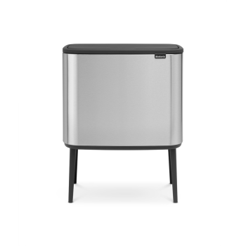 cos gunoi soft touch argintiu inox 36l bo touch 8710755315848
