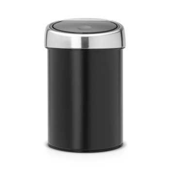 cos gunoi touch 3l matt black 28 x 18 cm brabantia 8710755364440
