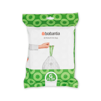 Saci de gunoi, cod G, 40 bucăţi, 23-30 l, Brabantia - 8710755375668  48248