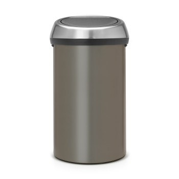 cos de gunoi touch bin inox gri inchis 60 litri brabantia 8710755402463