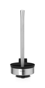 suport rola hartie igienica profile inox mat negru 14 x 15 5 x 38 3 cm brabantia 8710755427220