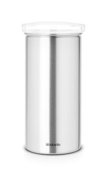 recipient depozitare capsule cafea matt steel fingerprint proof inox mat 17 x 8 5 x 8 5 cm brabantia 8710755476242